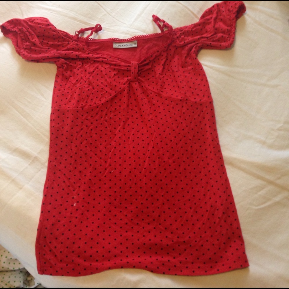 Off the shoulder with tank top strap shirt