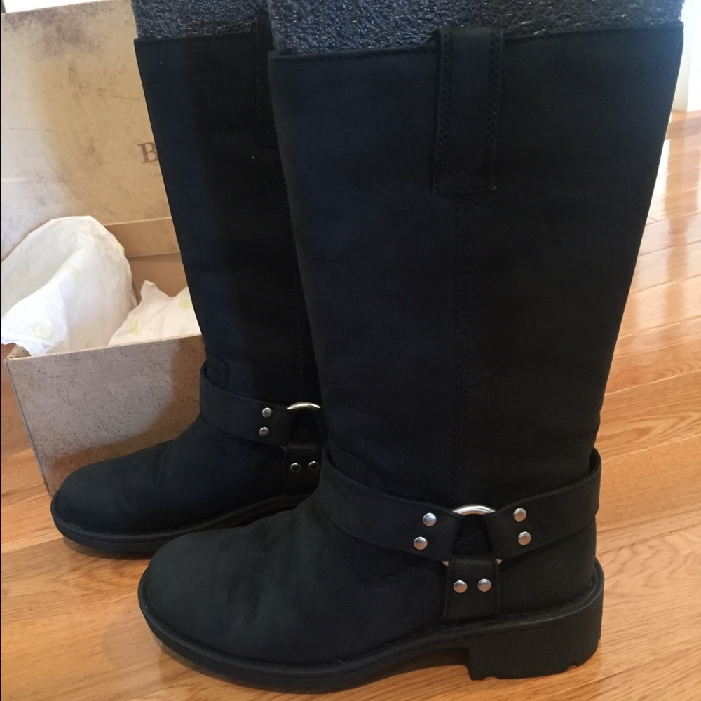 Born Black biker boots