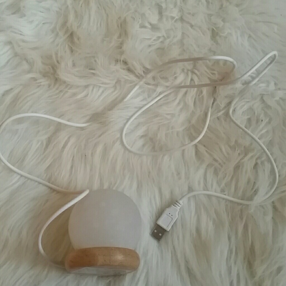 White Himalayan Salt Lamp