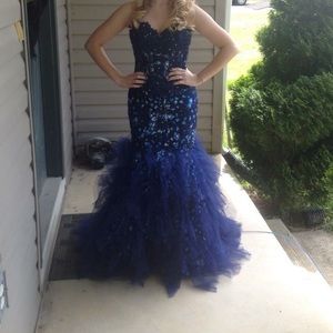 Jovani mermaid gown
