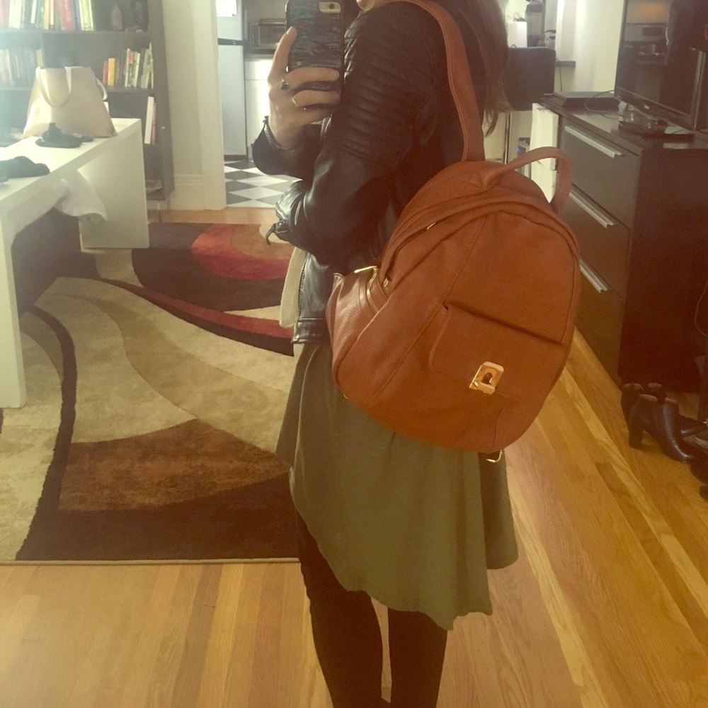 BP vegan leather backpack