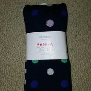 Hannah Andersson - footed tights. NWT