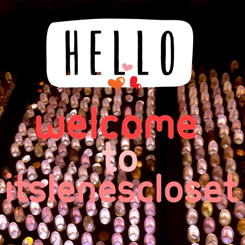 Welcome to my closet!