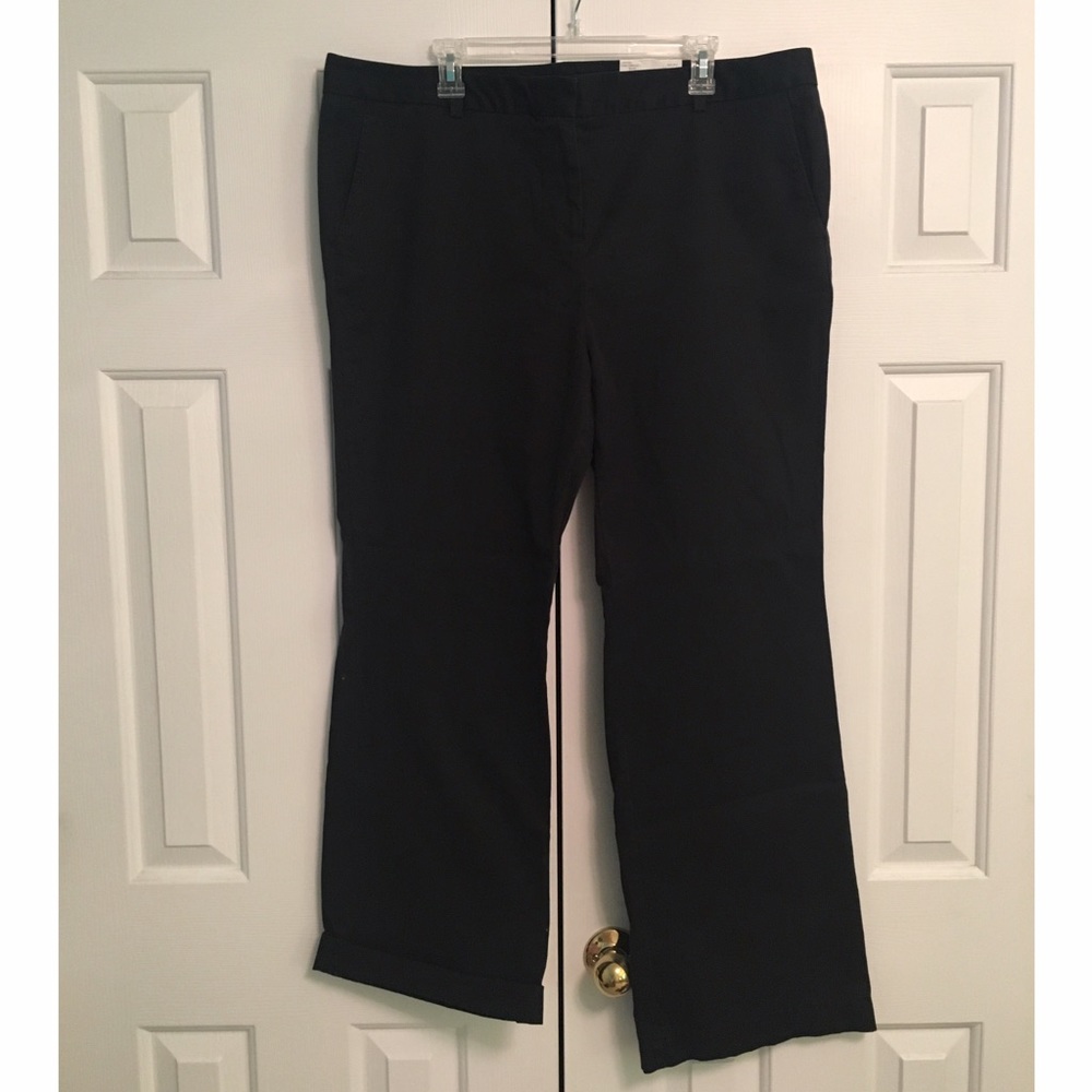 NWT Lands' End Navy Chinos