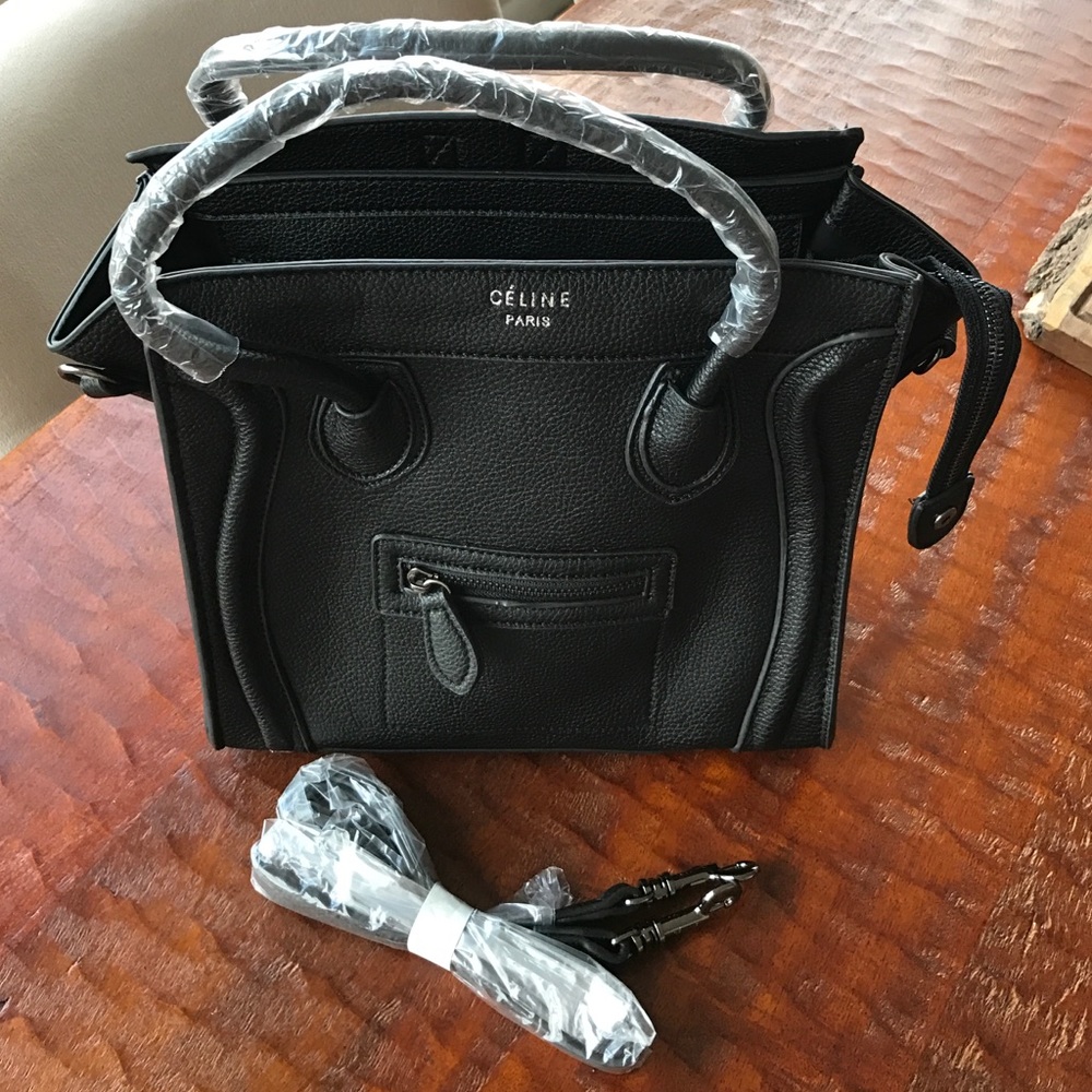 Black handbag