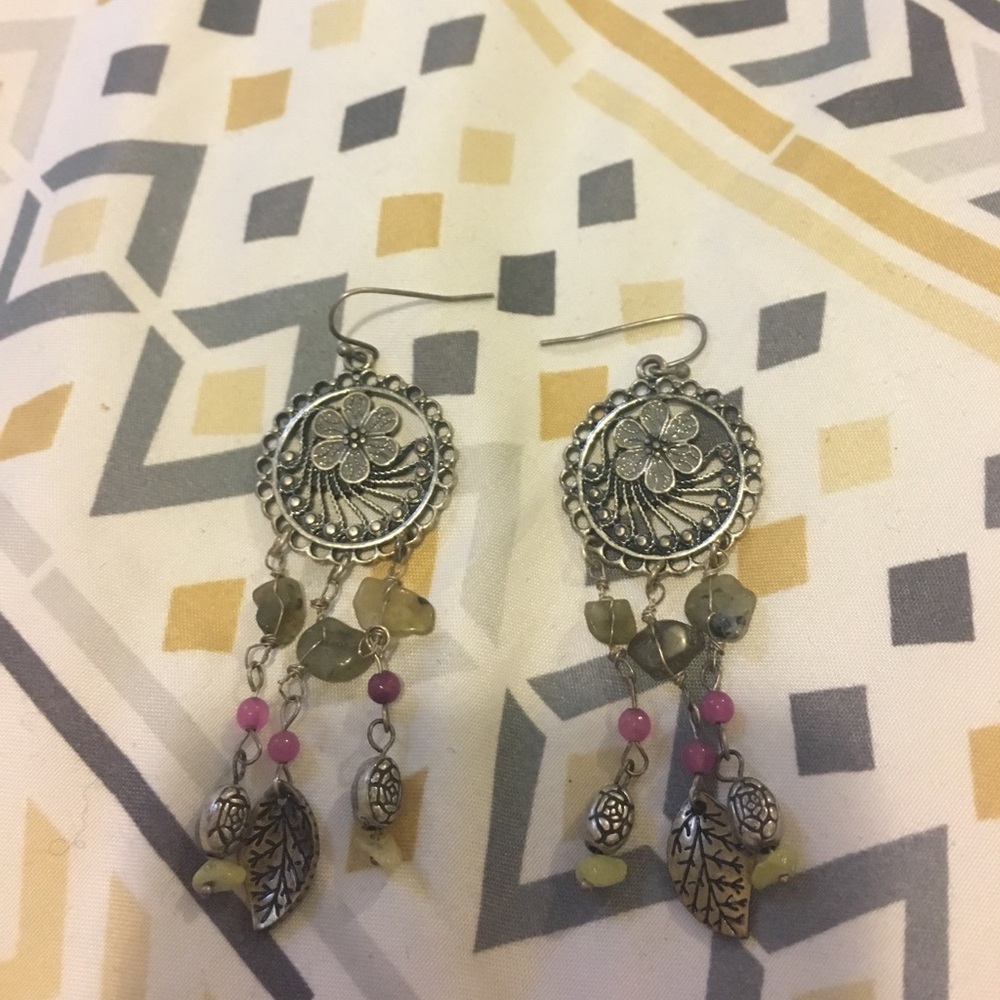 Flower earrings