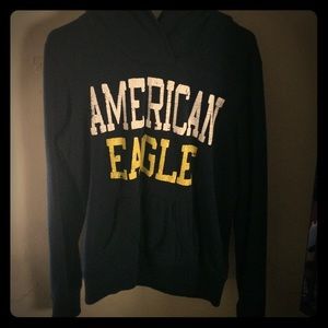 American eagle vintage style Navy blue  hoodie