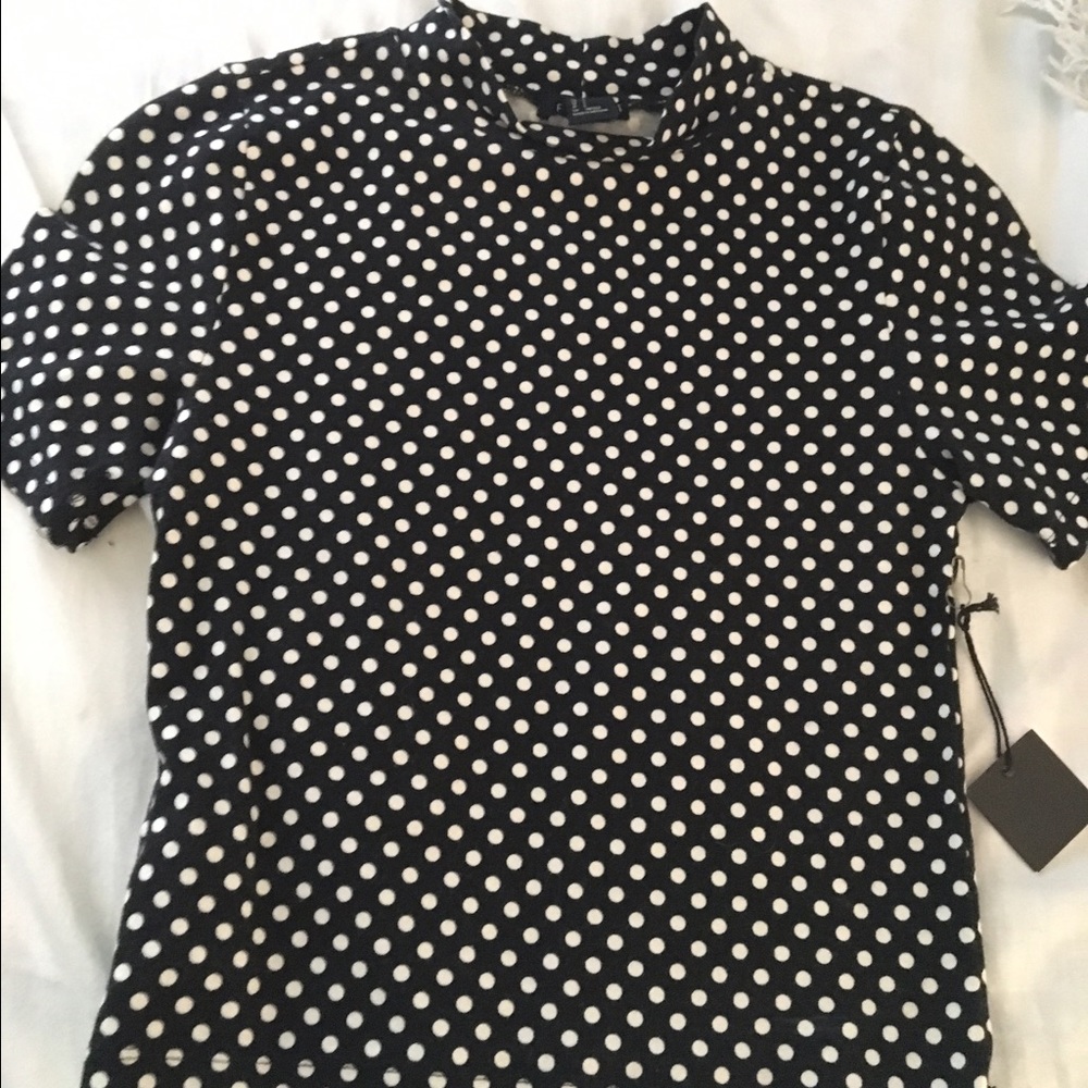 mock neck top