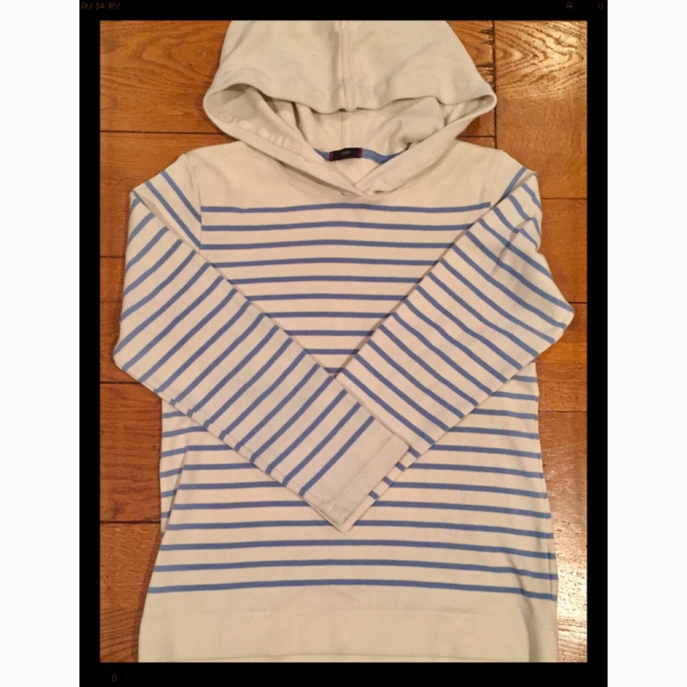 J.Crew knit hoodie size small EUC **Sold**