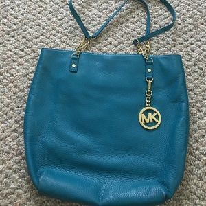 Teal Michael kors purse