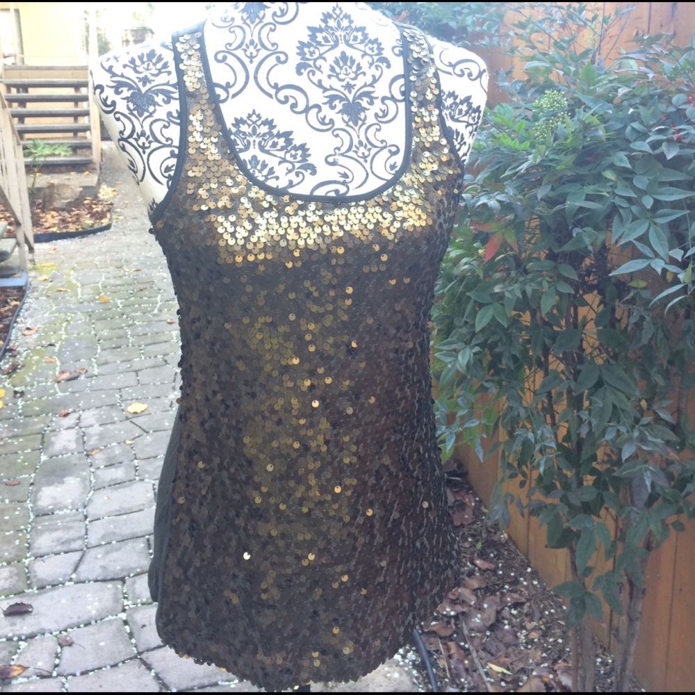 Express sequined tank