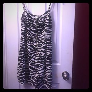 Zebra print dress