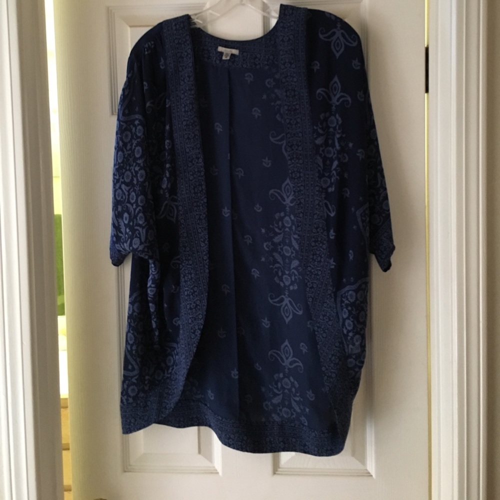 Beautiful blue patterned kimono