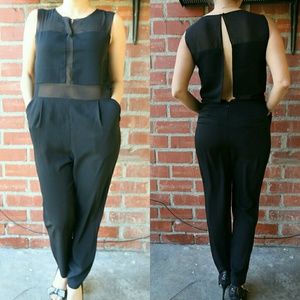 Rachel Roy mesh panel jumpsuit