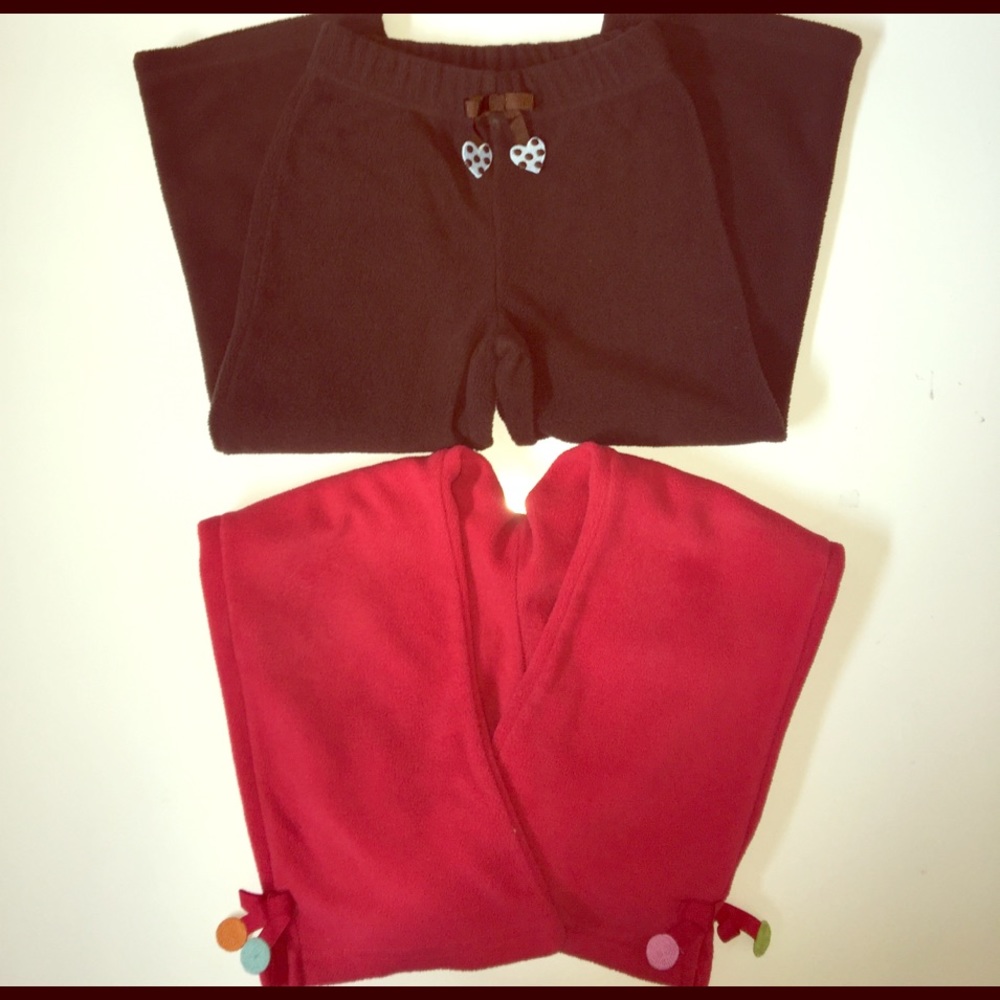 Gymboree fleece bottoms for girls in 3T