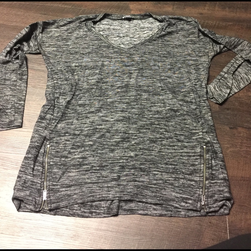 Splendid never worn zipper tunic