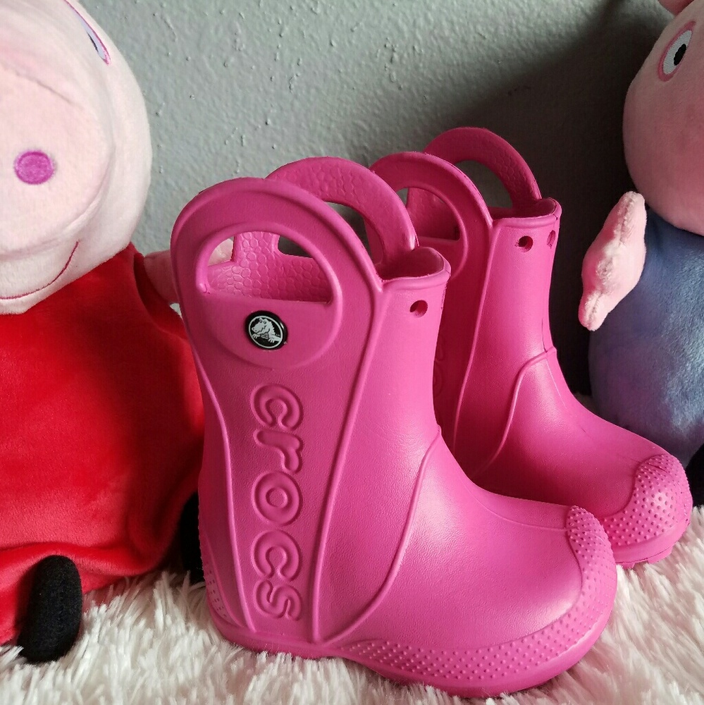 Crocs Handle It Rain Boots Toddler sz C6