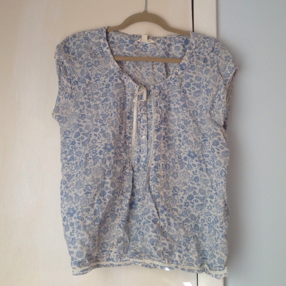 Floral Cotton Blouse