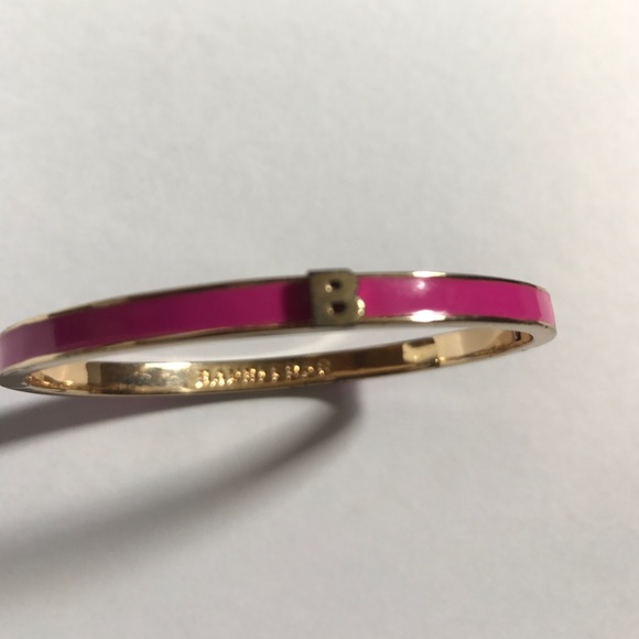 Baublebar Jewelry - BaubleBar pink resin "B" initial bracelet Baublebar Jewelry - BaubleBar pink resin "B" initial bracelet