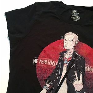 TeeFury Tops - Buffy the Vampire Slayer Spike Graphic Tee TeeFury Tops - Buffy the Vampire Slayer Spike Graphic Tee