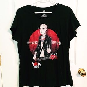 TeeFury Tops - Buffy the Vampire Slayer Spike Graphic Tee TeeFury Tops - Buffy the Vampire Slayer Spike Graphic Tee