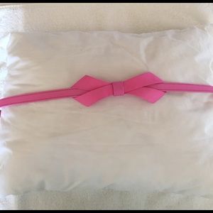 Lilly never been worn pink bow belt