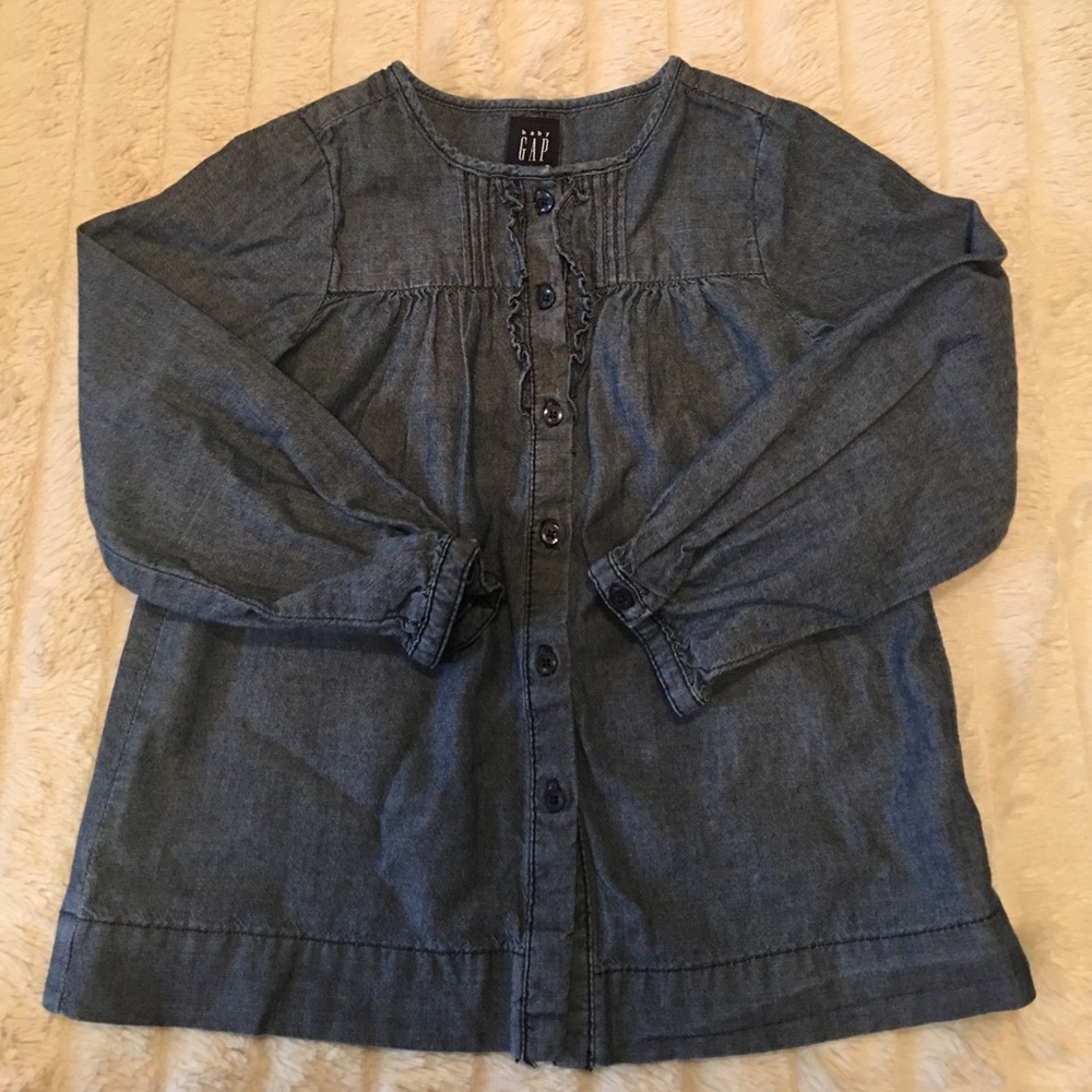 GAP 4T Girls Denim Shirt