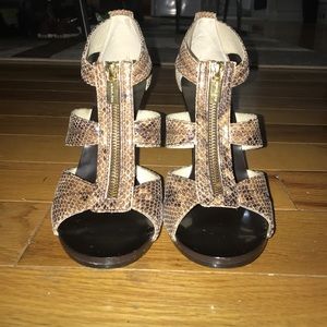 Michael by Michael Kors Berkley T-Strap Sandals