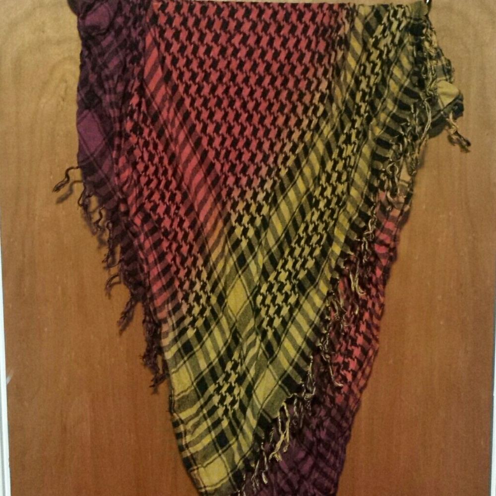 Ombre square scarf