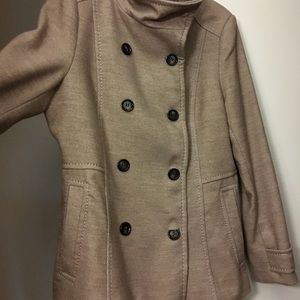 H&M beige pea coat