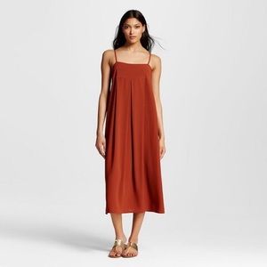 Who What Wear for Target rust empire dress XS