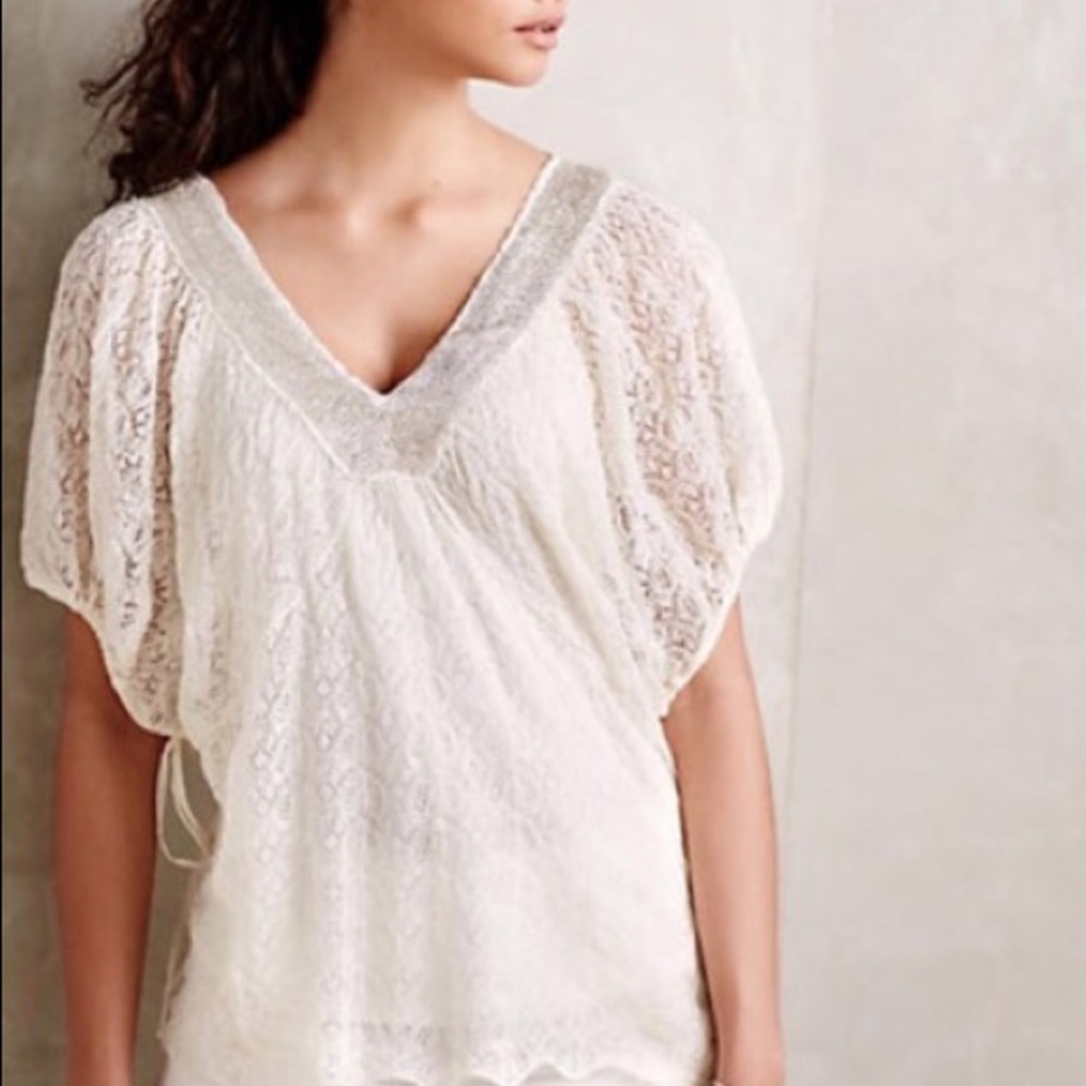 🥂🎉Host Pick- NWOT, Anthropologie lace top