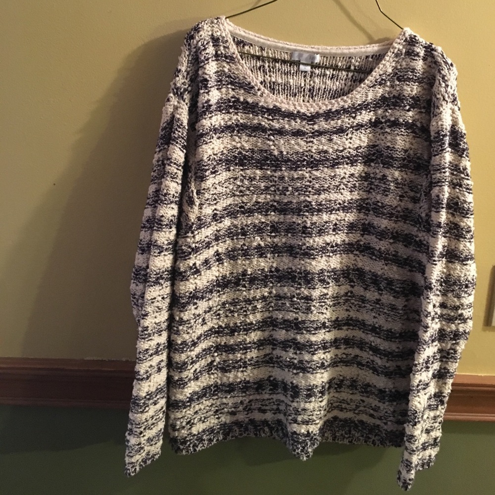 J.Jill patterned cotton Sweater