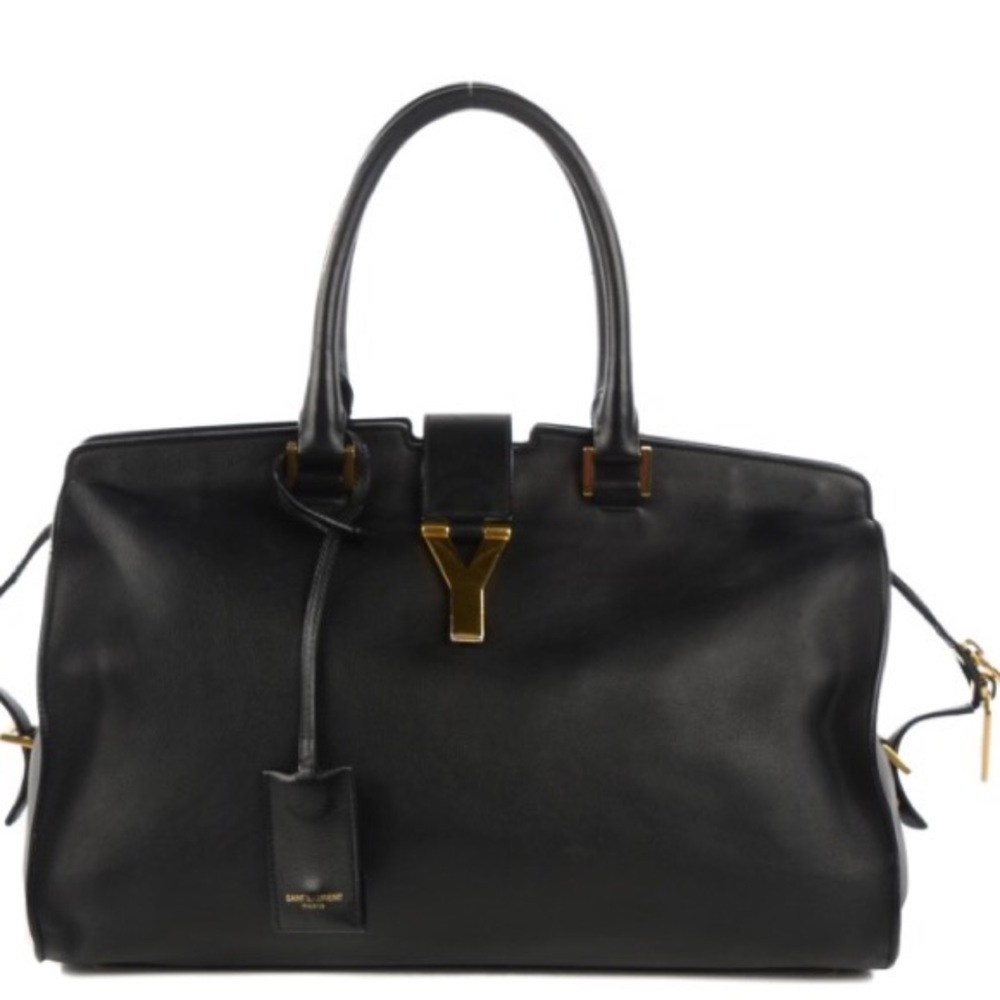 Authentic YSL Classic Y Cabas