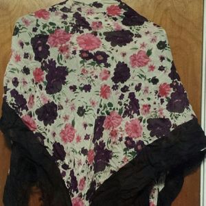Floral scarf