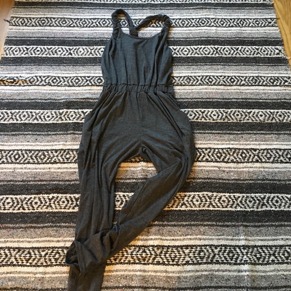 Grey jersey playsuit onsie!