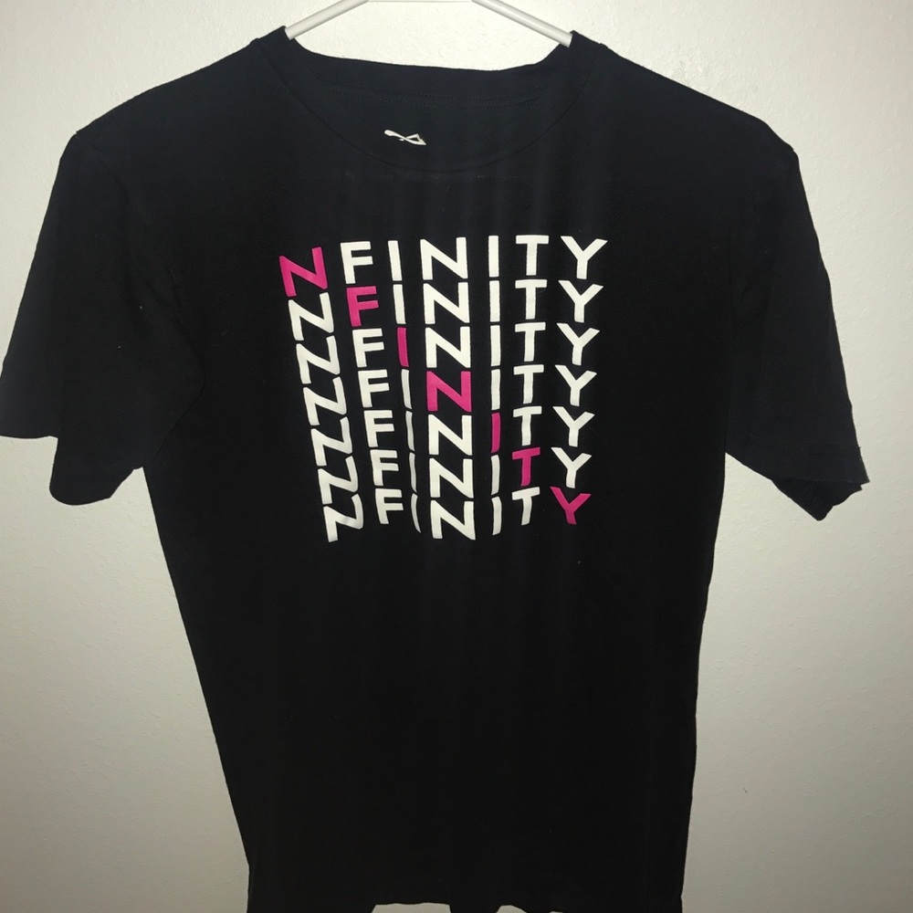Nfninty black cheer shirt
