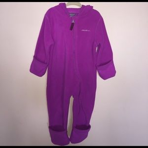 Eddie Bauer onesie with hoodie in 18-24 months
