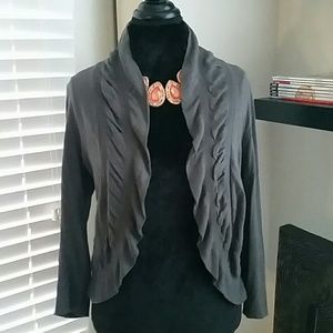 Dark Gray Cardigan - Size Large