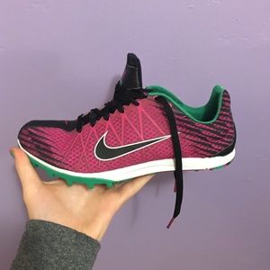 Size 8 Nike track shoes.