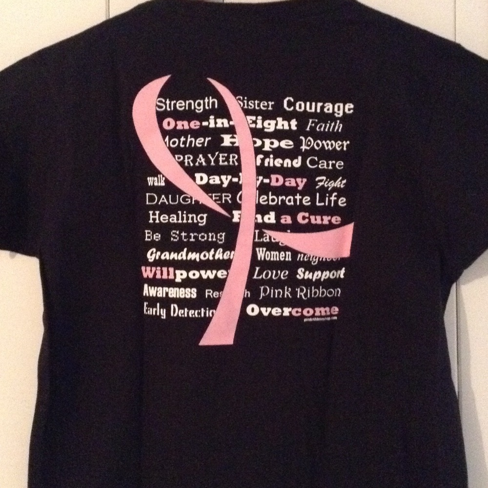 Pink ribbon tee - Picture 2 of 2