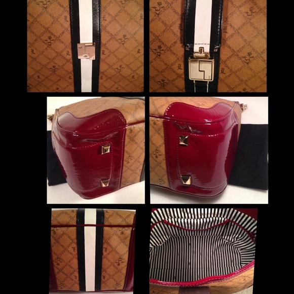 ❌SOLD❌L.A.M.B. Lipstick Saddle Bag - Picture 3 of 4