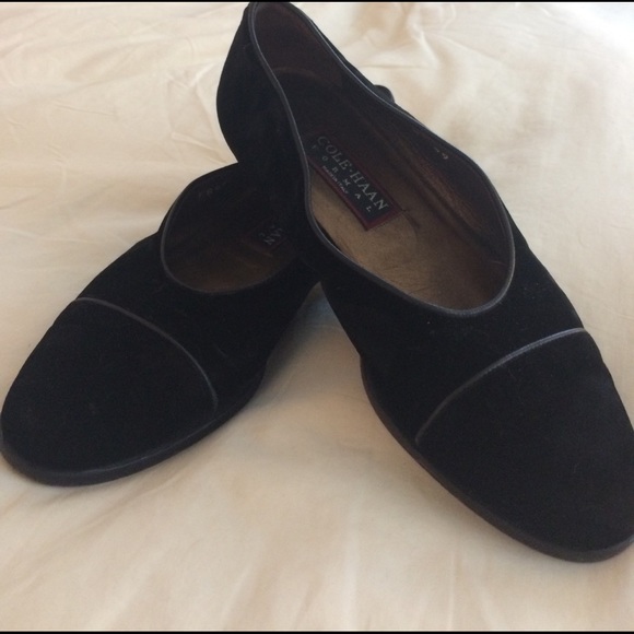 cole haan velvet shoes