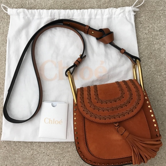 Chloe Handbags - Chloe Mini Marci Bag Suede Cafe skin