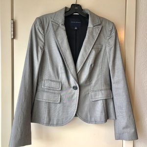Banana Republic Gray Suit Jacket, Size 6