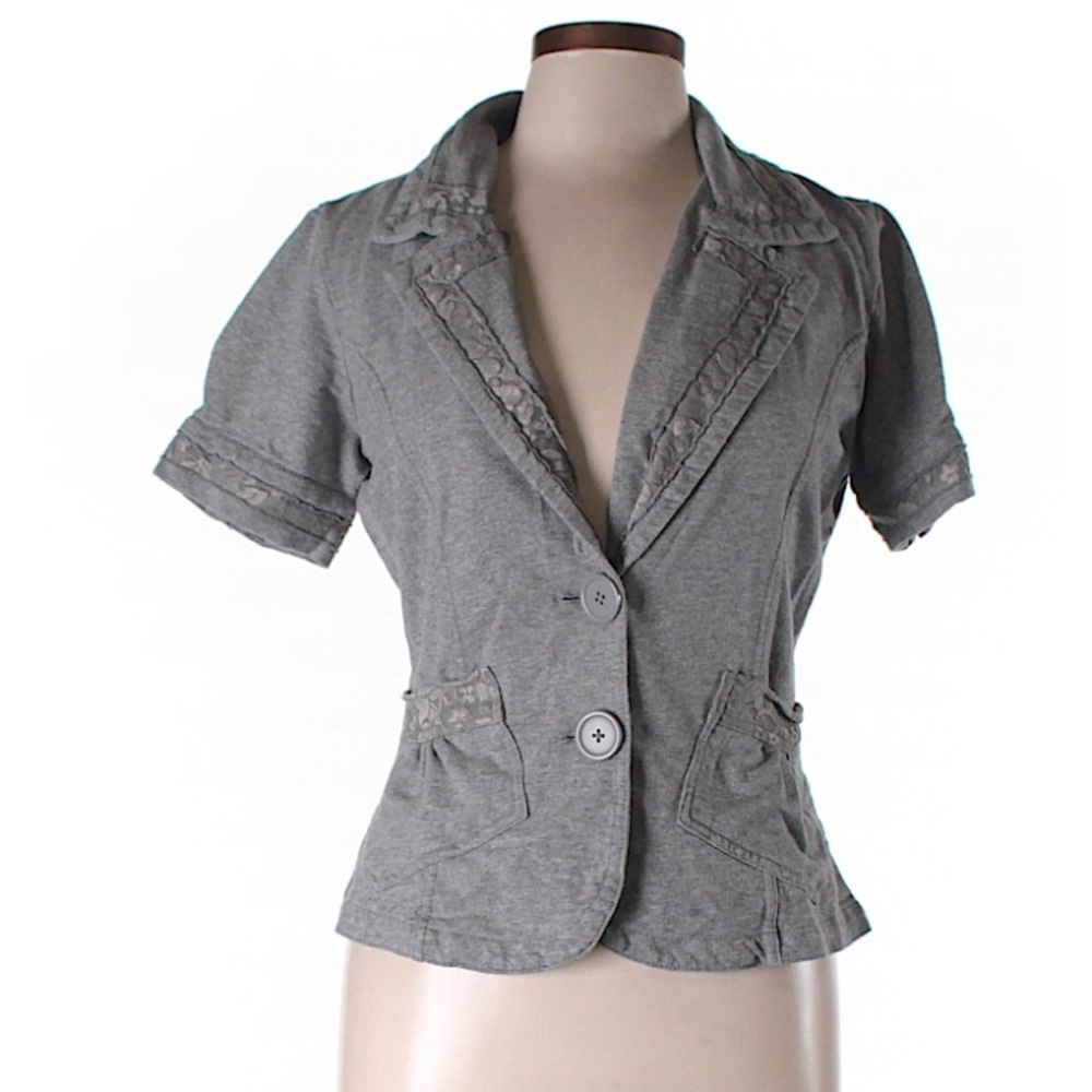 Daytrip gray sweater blazer large