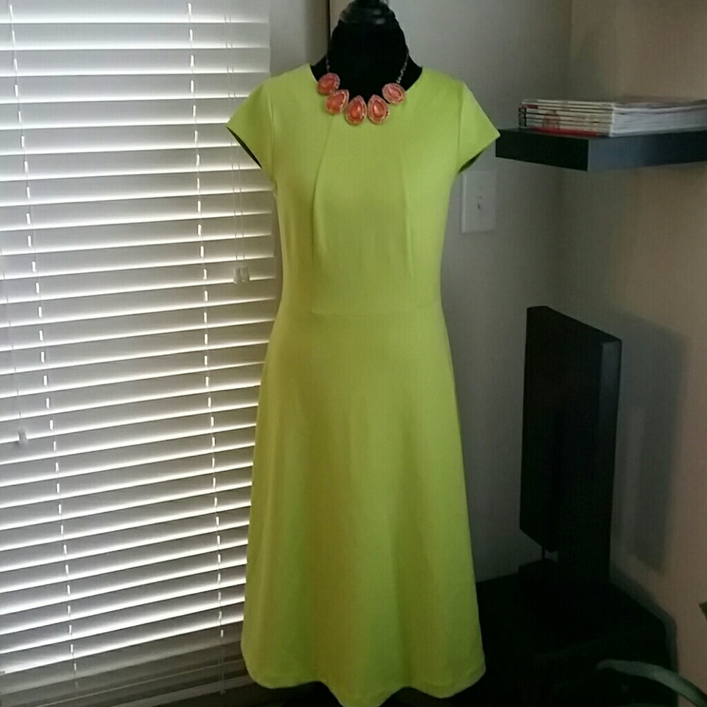 NWT Lime Green A-line Dress