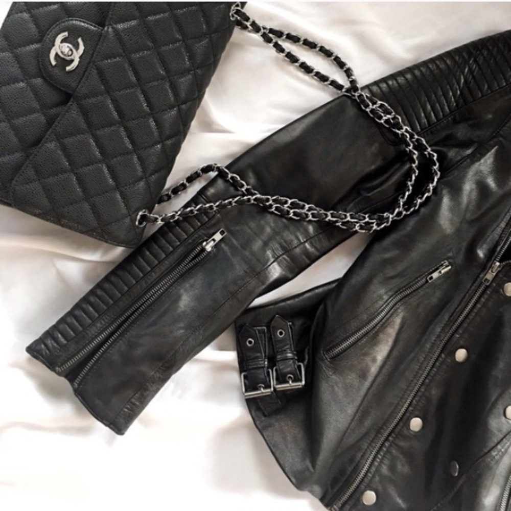 Genuine Leather Moto Jacket