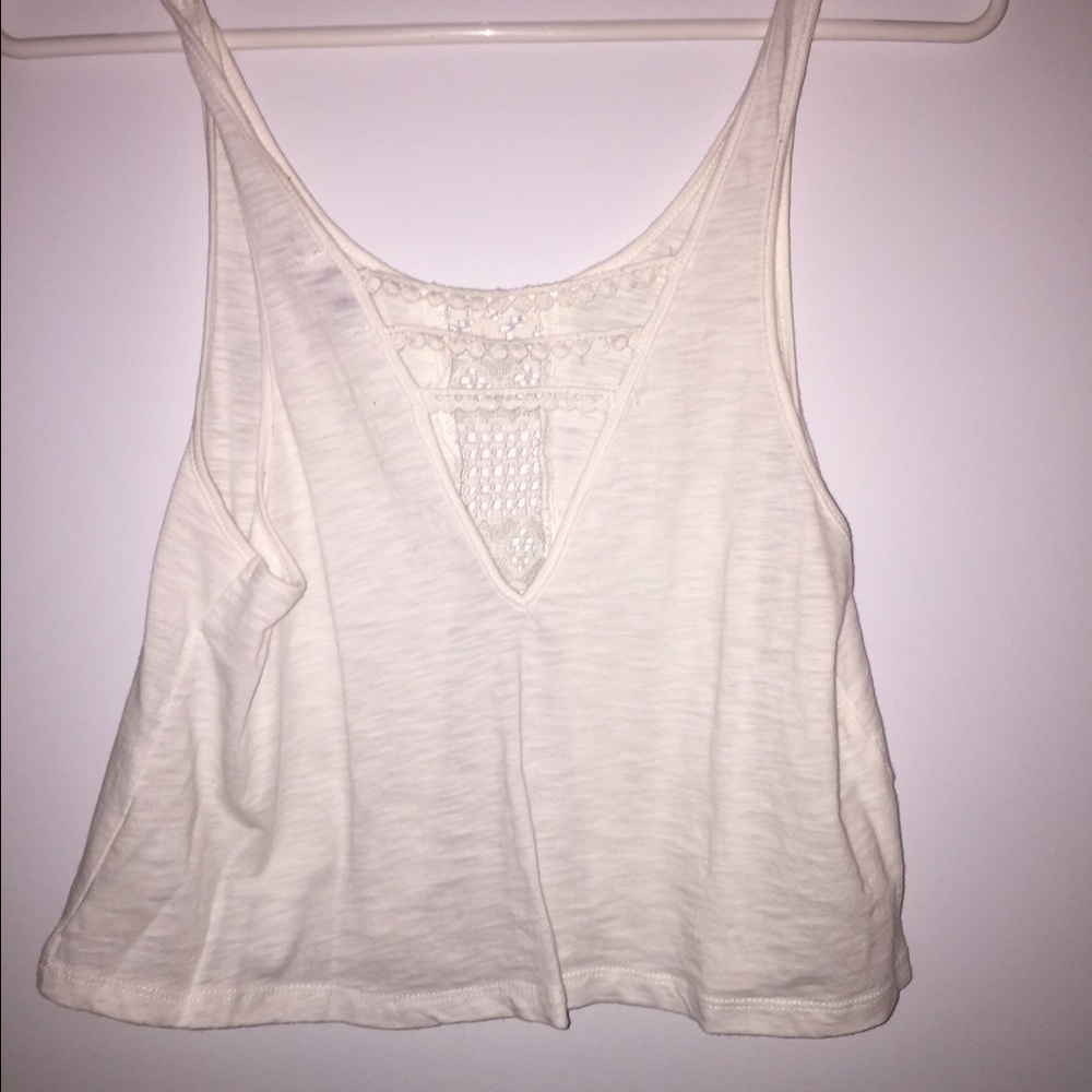 Lace crop top
