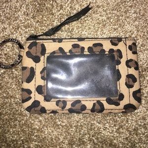 Vera Bradley Leopard Print ID holder